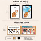 Custom Pet Portrait LED Picture Frame, Light Up Personalized Photo