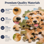 Custom Wooden Pet Photo Puzzle, Personalized Jigsaw 120 300 Pieces