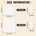 Custom Wooden Pet Photo Puzzle, Personalized Jigsaw 120 300 Pieces