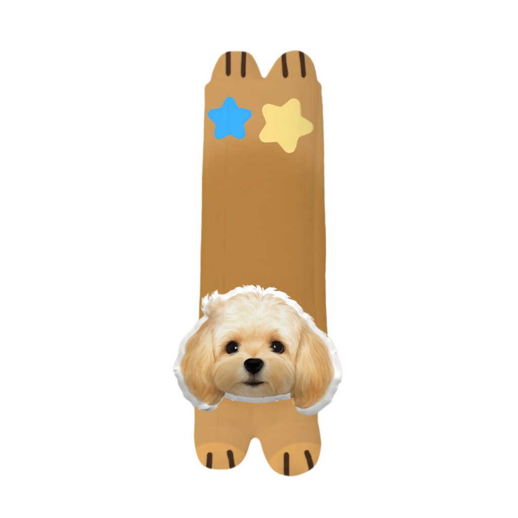 PHABULS Custom Pet Face Seat Belt Cover, 3D Plush Car Accessory