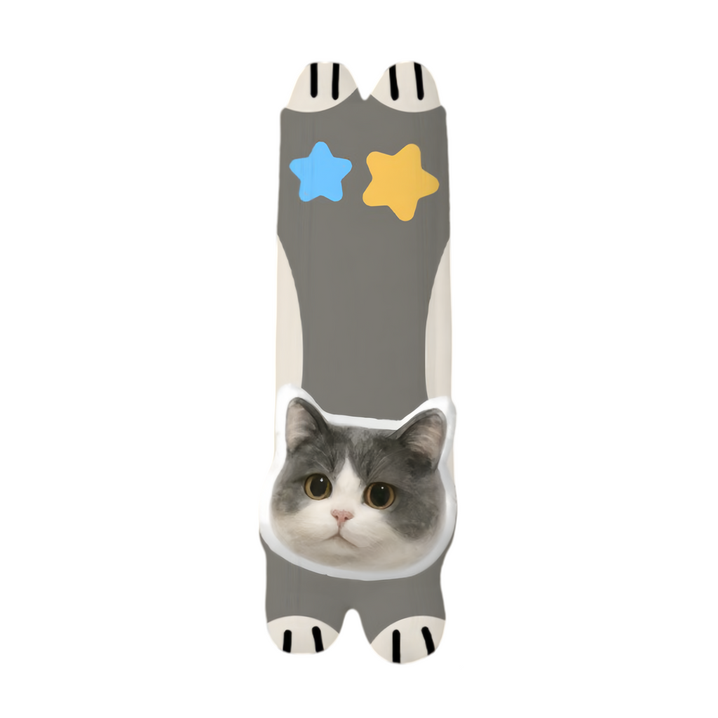 PHABULS Custom Pet Face Seat Belt Cover, 3D Plush Car Accessory