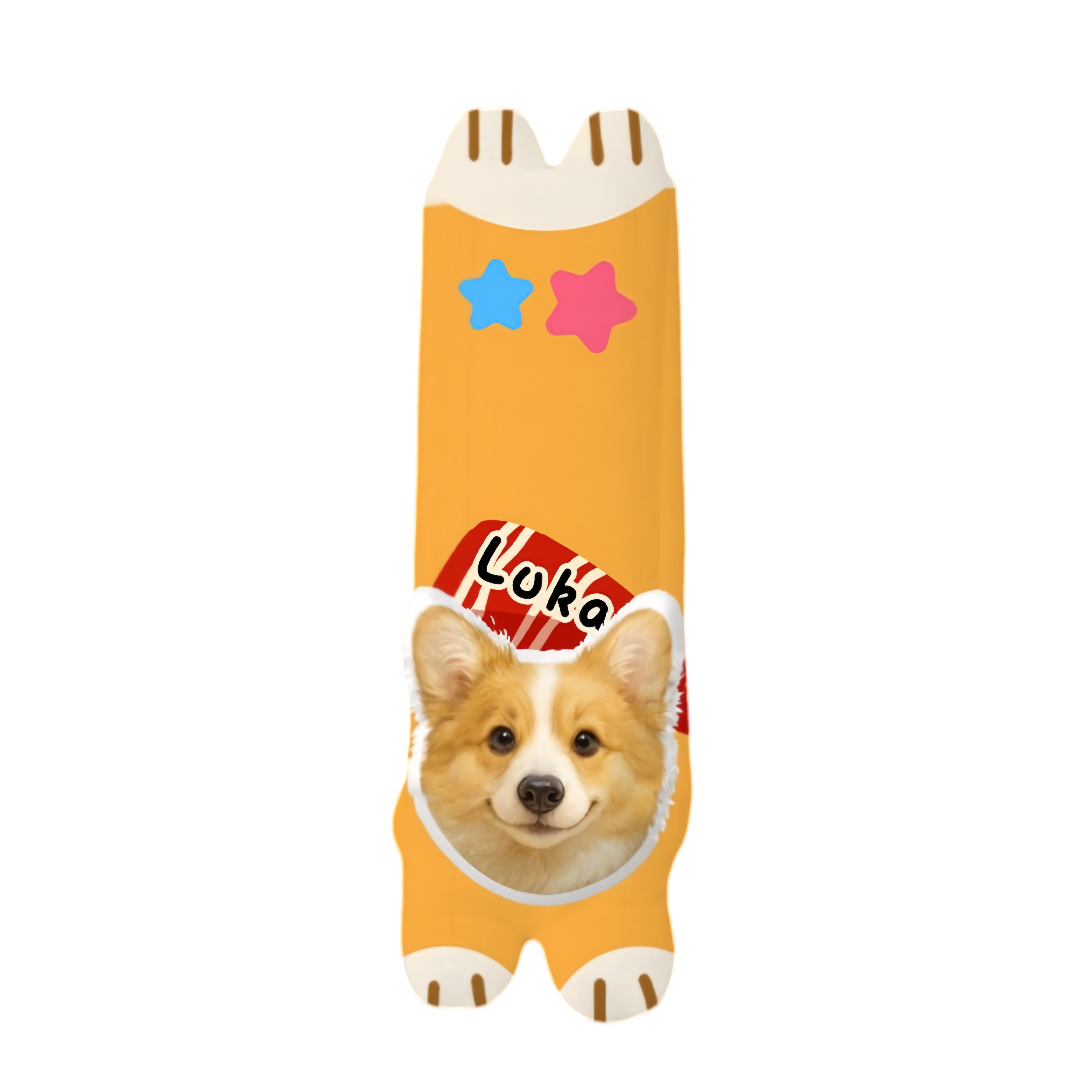 PHABULS Custom Pet Face Seat Belt Cover, 3D Plush Car Accessory
