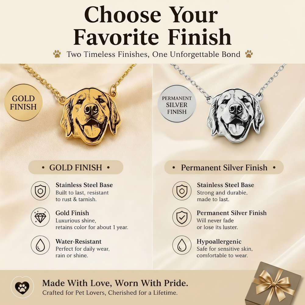 Custom Pet Photo Necklace Personalized Picture Pendant Memorial Jewelry