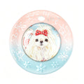 PHABULS Smart Pet Tracker Tag with Adjustable Collar, Apple Find My, Custom Painted ID