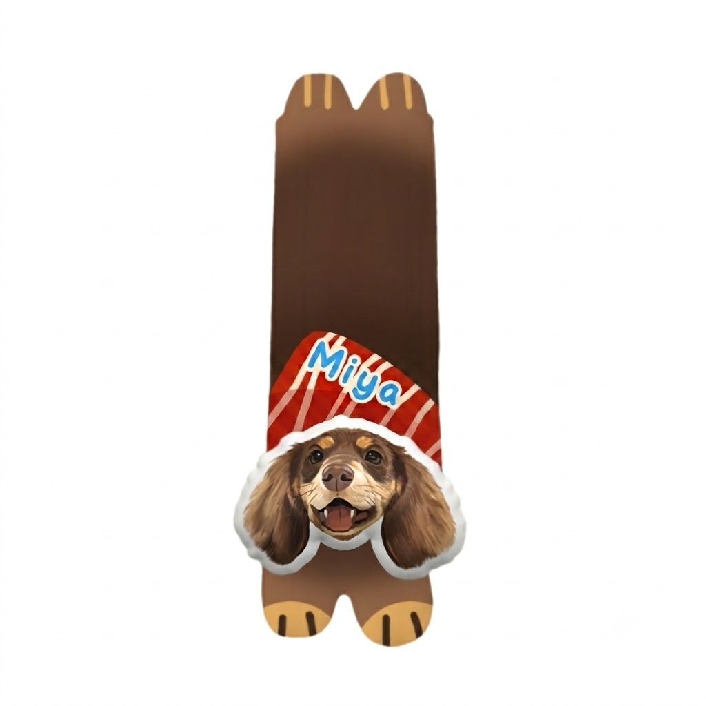 PHABULS Custom Pet Face Seat Belt Cover, 3D Plush Car Accessory