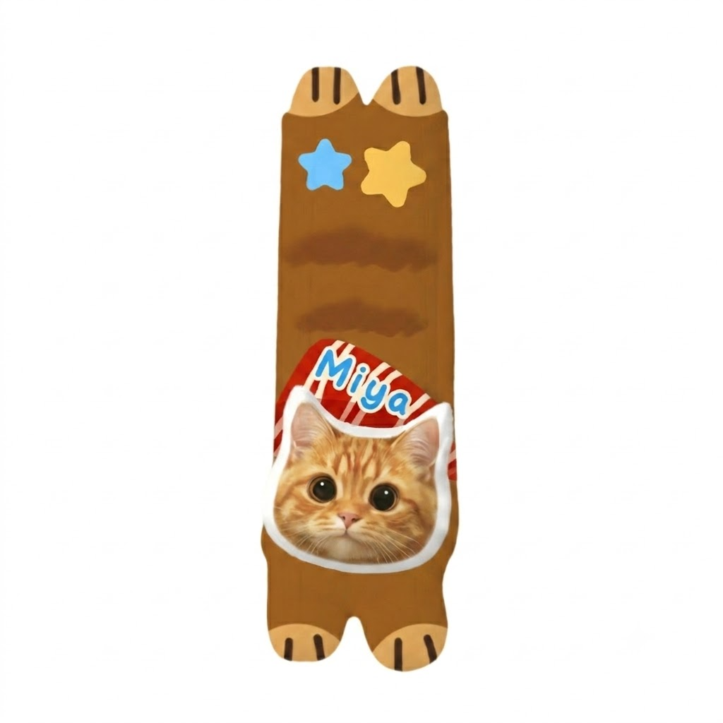 PHABULS Custom Pet Face Seat Belt Cover, 3D Plush Car Accessory